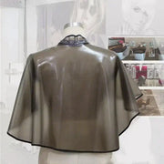 Waterproof Hair Cutting Cape For Barbers And Salons PVC Dye Shield Hairdressing Gown