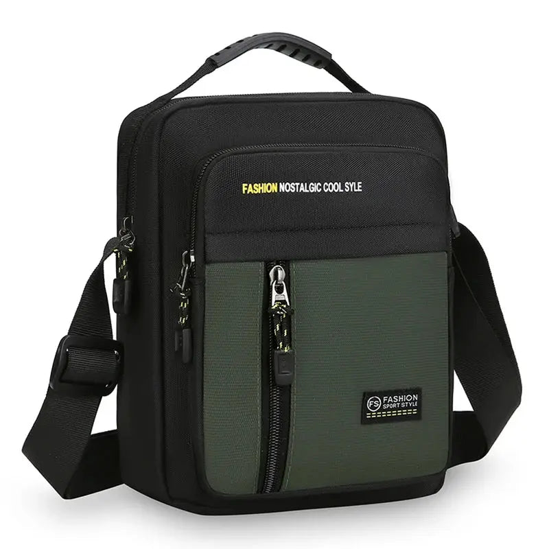 Modern Men's Oxford Crossbody Bag for Everyday Use, Stylish and Durable - Simples Market