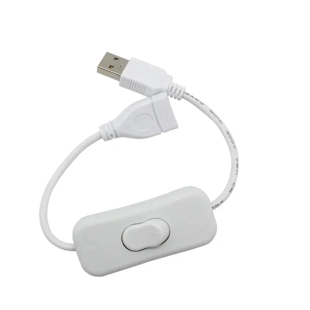 30cm USB Extension Cable With Switch For Lamps And USB Devices Long Life Power Cord