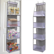 Over the Door Hanging Organizer 4 Or 6 Layer Storage for Cosmetics Nursery Bathroom Closet Bedroom Dorm