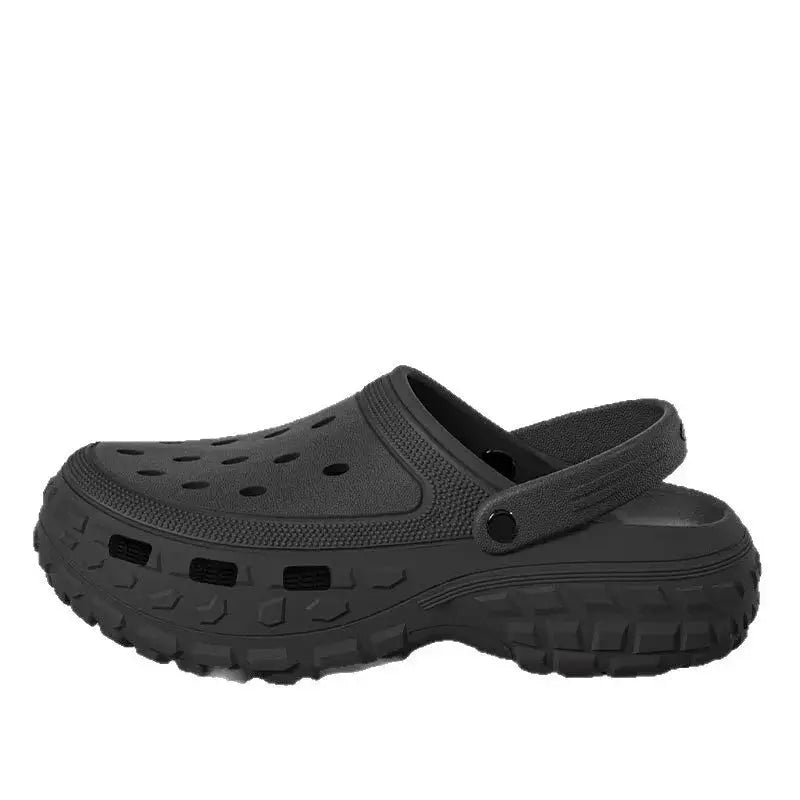 AuraWalk Unisex Platform Sandals Non Slip Closed Toe Lightweight EVA Cushioned Sole For Summer Beach Home