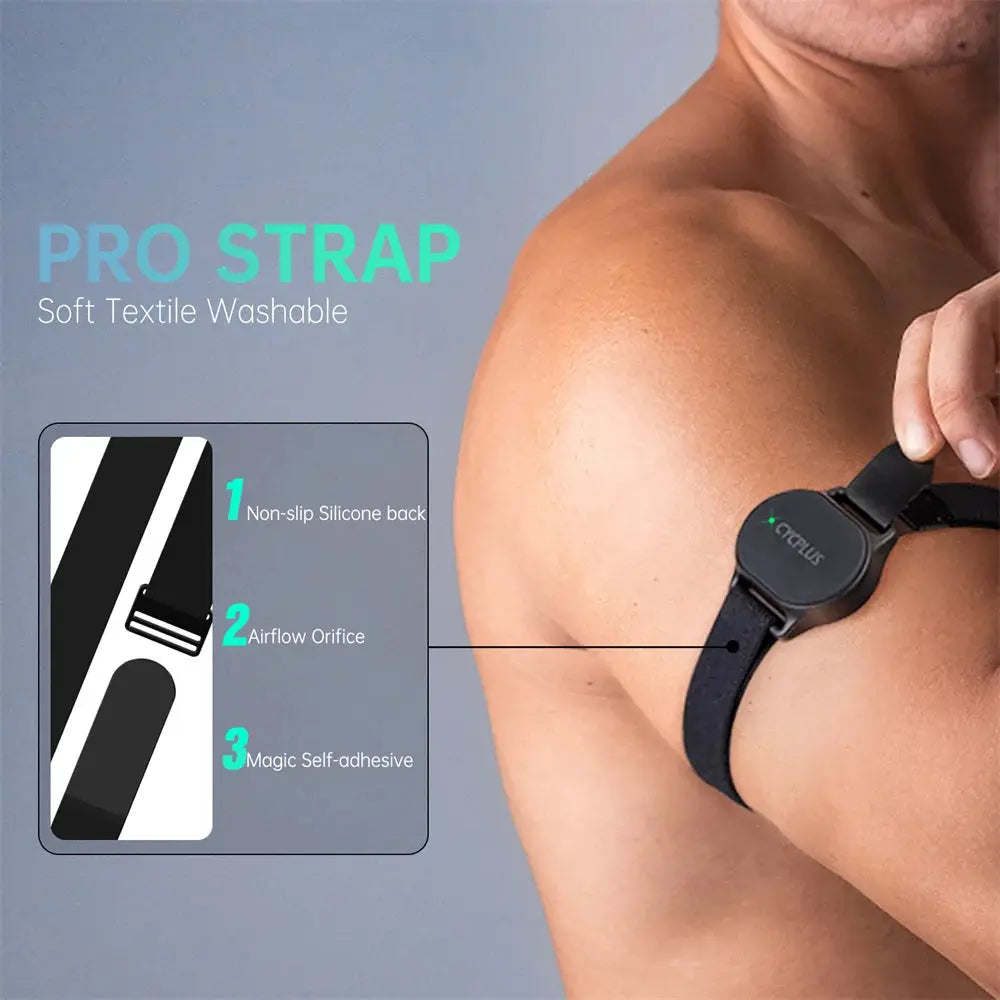 CYCPLUS Heart Rate Sensor Armband Wrist Belt Fitness Monitor Bluetooth And ANT Plus For Garmin Wahoo GPS Bike Computers