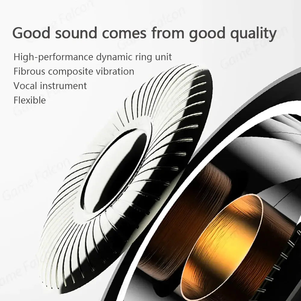 Headset by Simples Market banner with high-fidelity speaker-coil artwork and Type-C/3.5mm compatibility