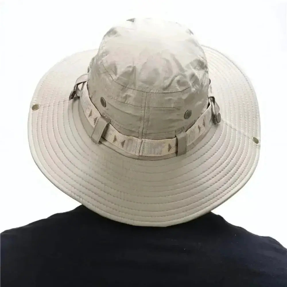 Summer Wide Brim Panama Fishermans Hat With UV Protection For Outdoor Beach Fishing And Hunting Sun Shield