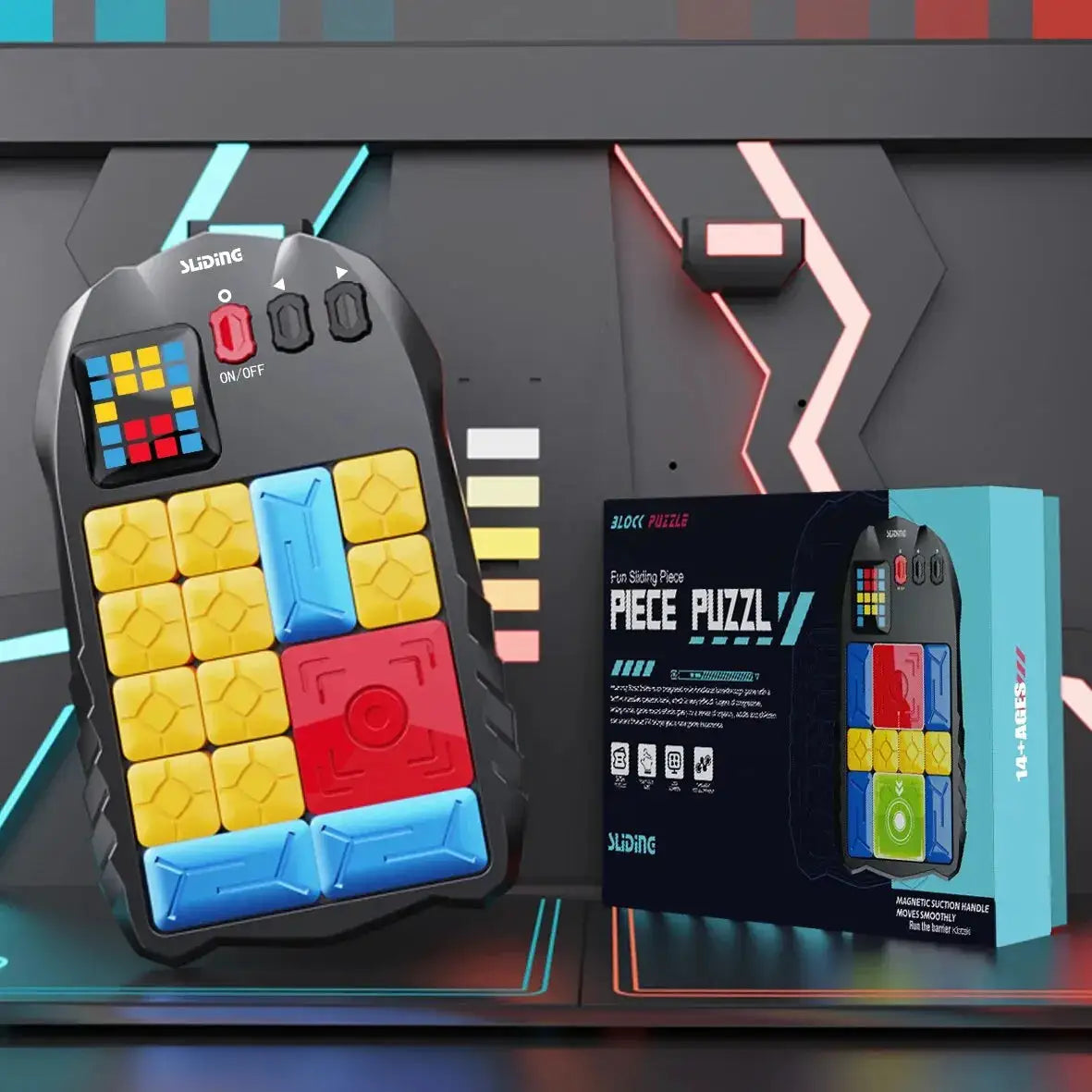 Huarong Road Magnetic Suction Block Sliding Puzzle For Children Six And Up Logic Thinking Brain Teaser Educational Toy