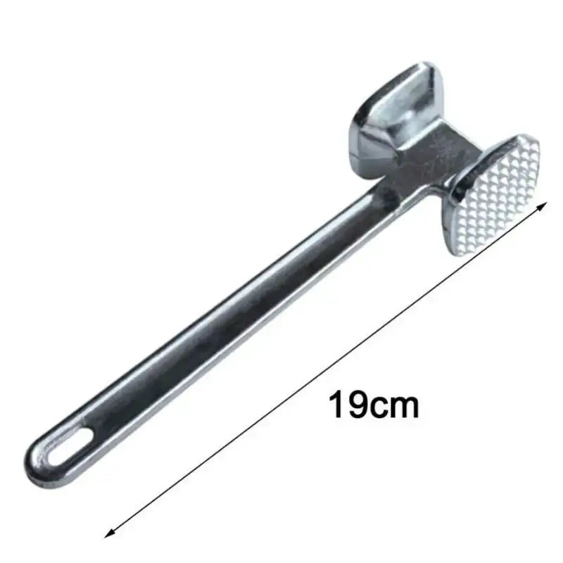 PrimeZinc Meat Tenderizer Hammer Mallet Zinc Alloy Eco Friendly Kitchen Tool For Beef Chicken Pork