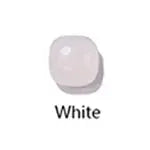 White crystal candy-style drop earring, 10mm, for women