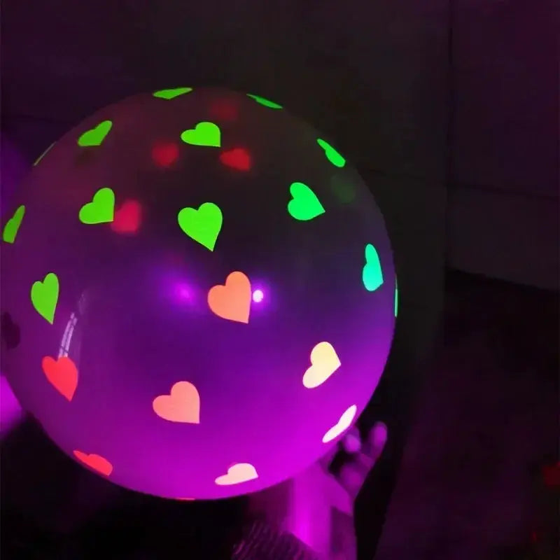 Happy Birthday Neon Glow Balloons Glow Under Blacklight Fluorescent Balloons For Neon 80s 90s Theme Party Decor