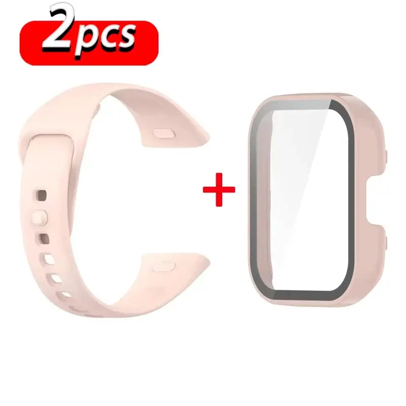 Silicone Strap+Case for Xiaomi Redmi Watch 3 Active band smartwatch Accessories Sport Bracelet For Redmi watch3 Active/Lite 2030