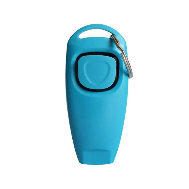 2-In-1 Dog Clicker And Training Whistle With Key Ring For Puppy Training And Barking Control