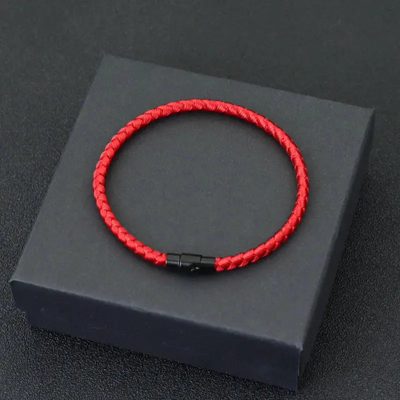 Grade A Keel Rope Bracelet Lucky Red Thread Couples Jewelry Attract Wealth And Prosperity Magnetic Bangle