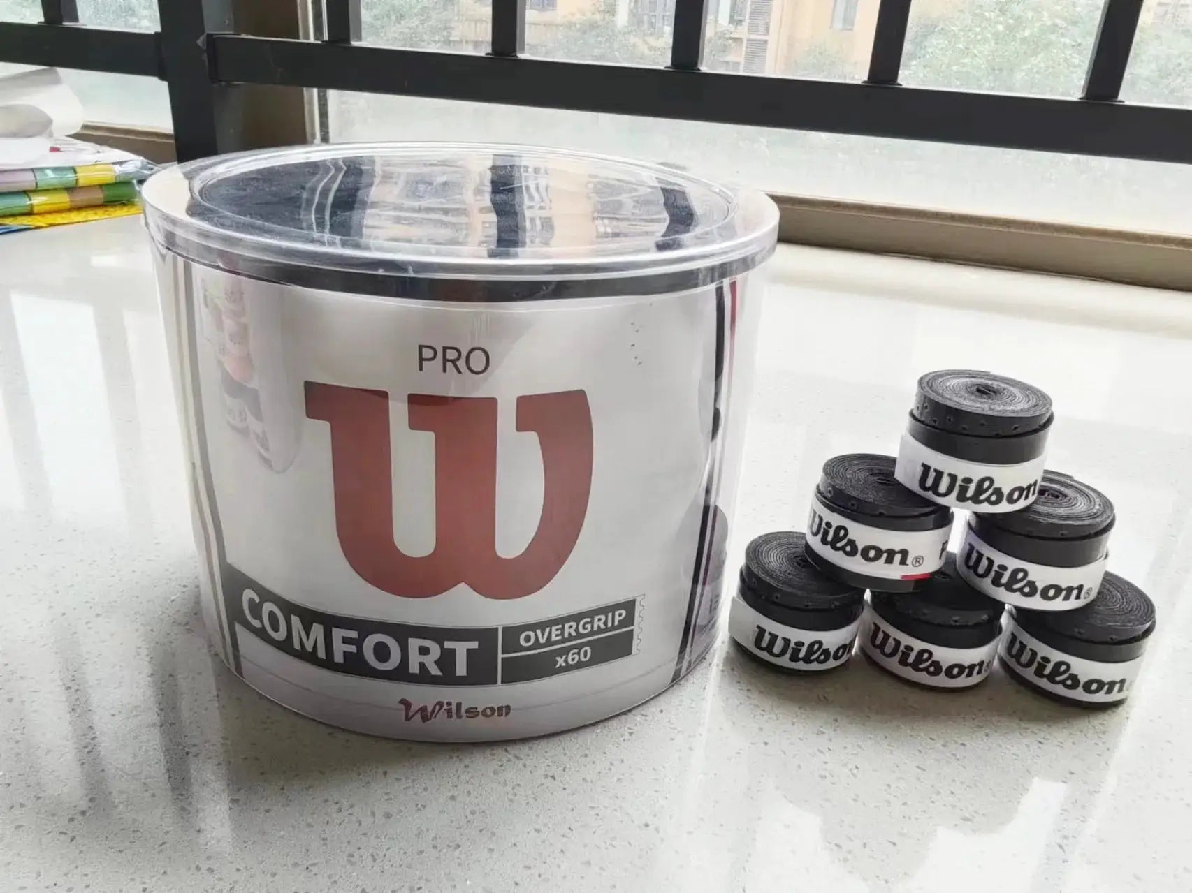 Wilson Overgrips Pack 15 Or 30 Pcs Non Slip Tennis Racket Grip Tape PU Handle Sweatband