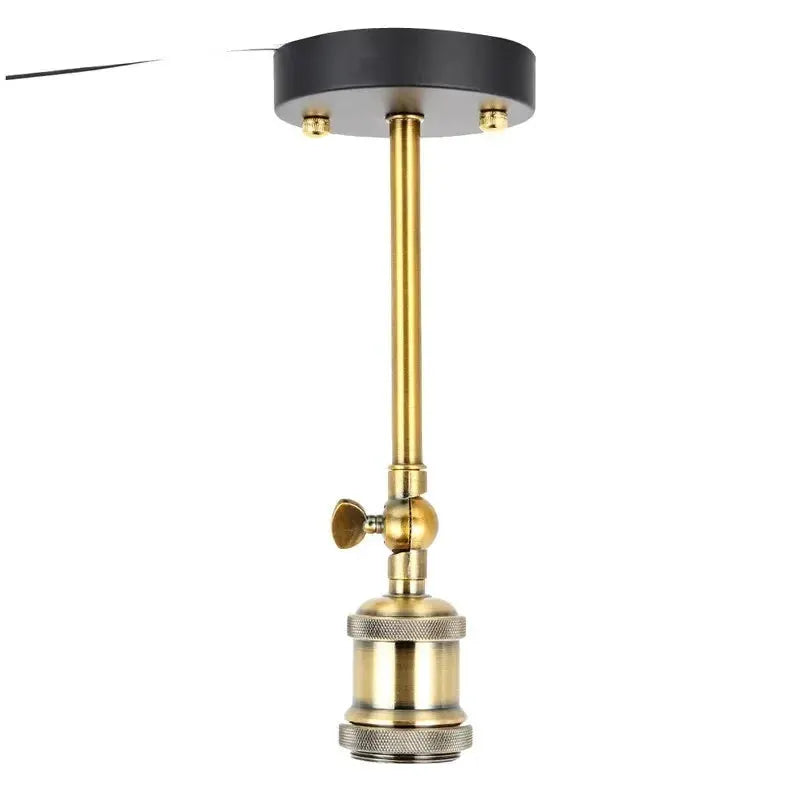 American Single Head Wall Lamp by Simples Market, brass finish, industrial E27 socket