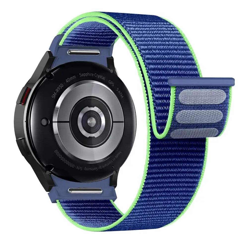 Band For Samsung Galaxy Watch 7/6/4/classic/5 pro 44mm 40mm wrist No Gaps Nylon sport loop correa bracelet Galaxy Watch 7 Strap