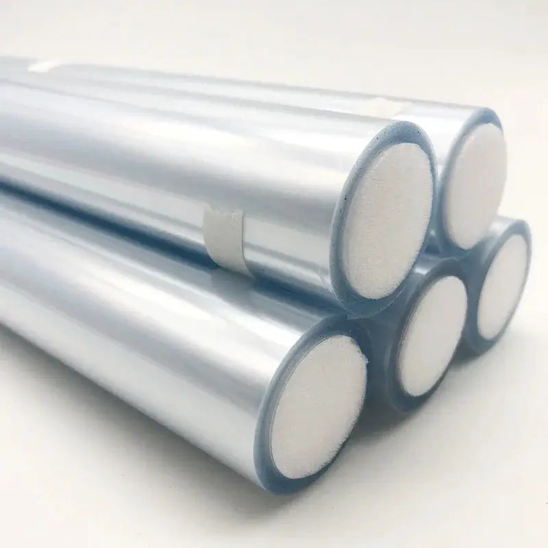 Simples Market glossy PPF clear protection vinyl film rolls, four silver-blue rolls