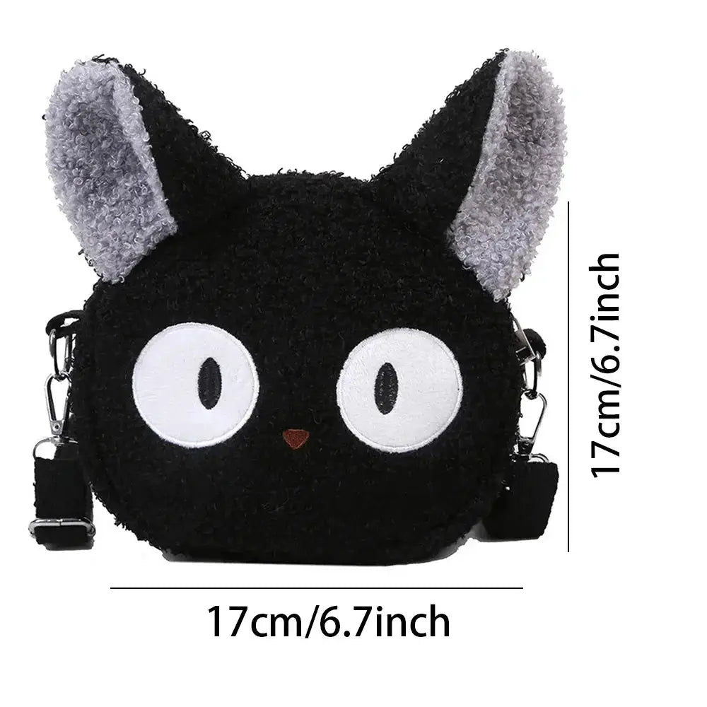Homefish Japanese Style Plush Cartoon Shoulder Bag Compact Crossbody For Phone And Purse
