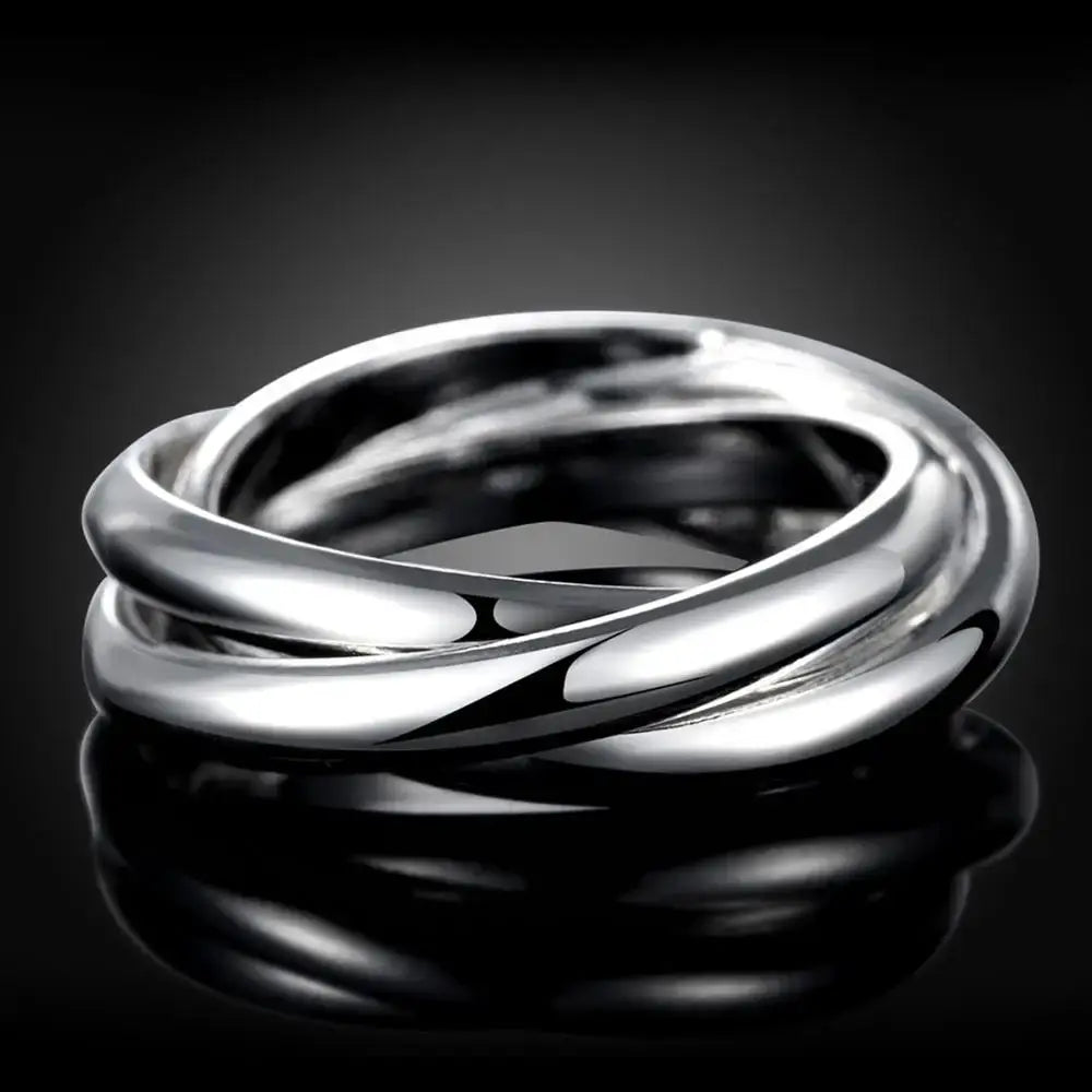 925 Sterling Silver Ring For Women Charm Engagement Fashion Jewelry Lover Gift Free Shipping