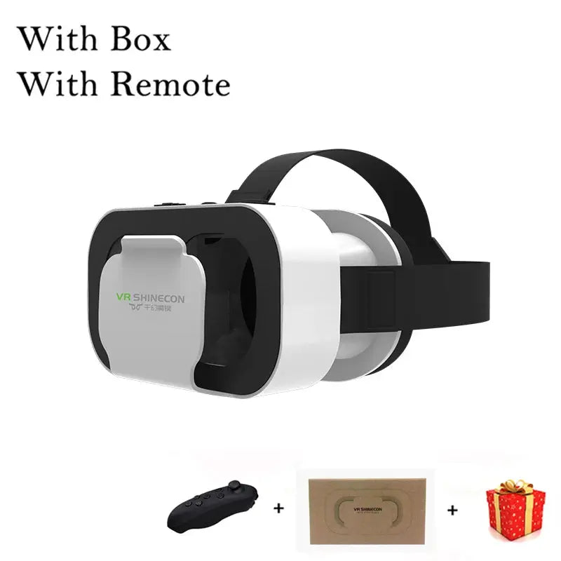 3D Virtual Reality VR Glasses Headset For Smartphones Mobile Phones Goggles Viewer Set With Lenses And Comfortable Fit