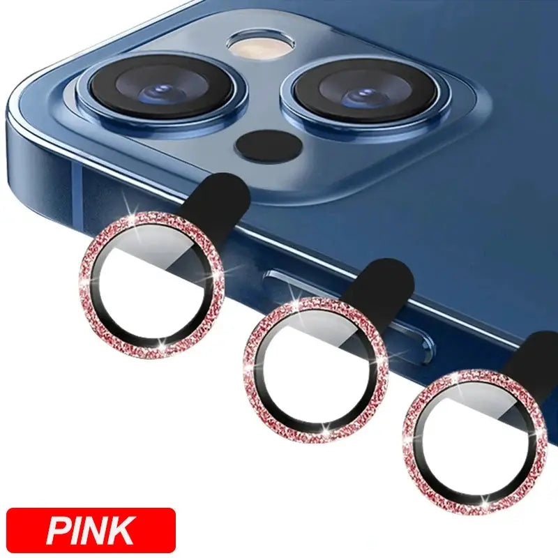 DiamondGuard Camera Lens Protector For iPhone 17 Pro Max 14 Plus And 15 Plus Series Diamond Metal Protective Glass