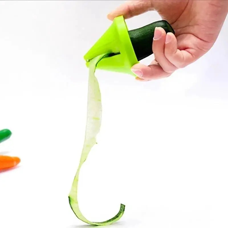 Kitchen Rotating Shredder Spiral Peeler Manual Vegetable Slicer Grater For Potatoes Carrots Radishes And Fruits