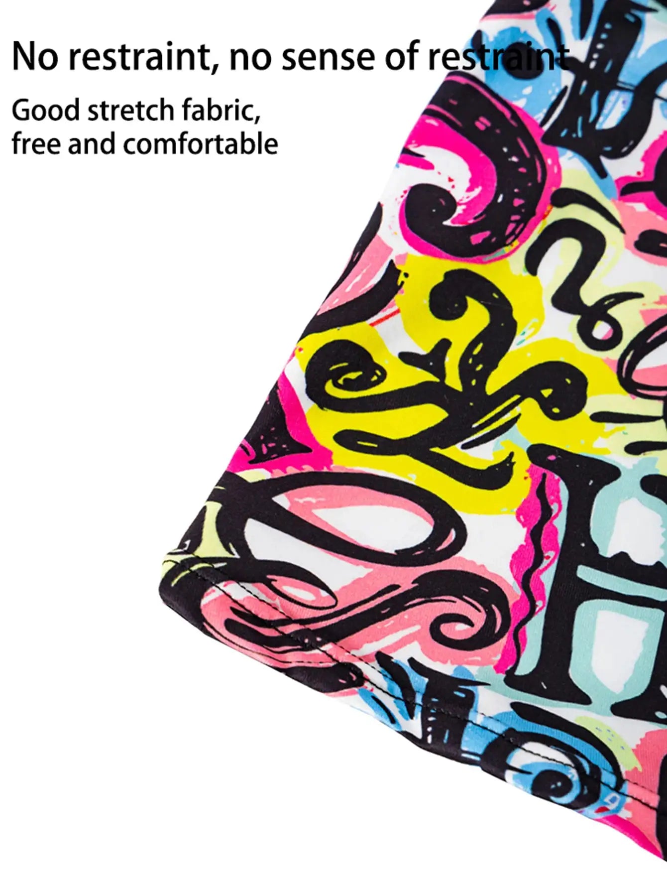 5 Pack Mens Boxer Shorts Set Soft Breathable Polyester Elastane Blend Printed Casual Versatile Underwear