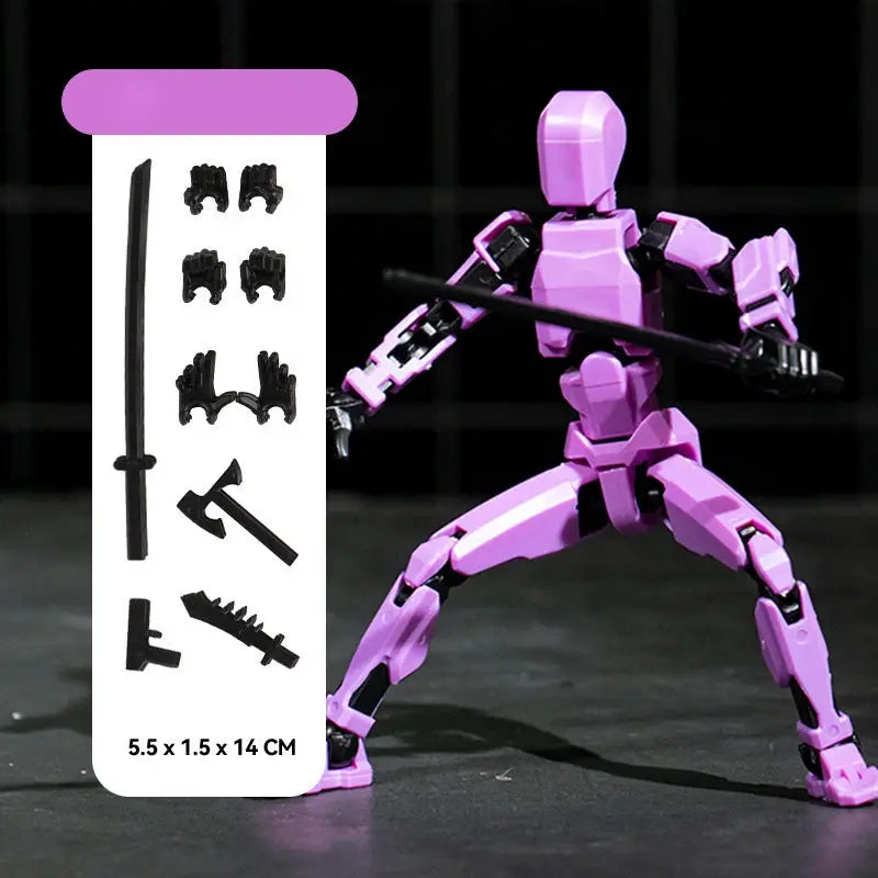 T13 3D Printed Movable Multi Jointed Action Figure Set Lucky 13 Nova 13 Collectible Figures