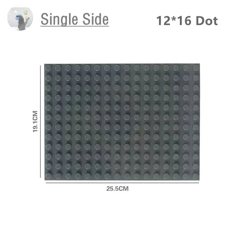 9 Sizes Big Building Plastic Blocks Base Plates Compatible With Large Bricks And Assembly Figures For Kids Toys