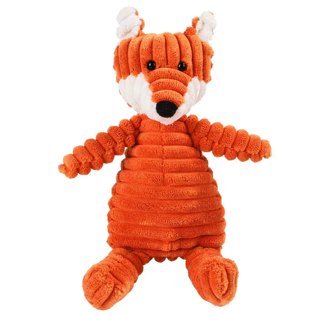 Corduroy Monkey And Pig Voice Plush Molar Toy For Dogs Vent Training Dental Care Teeth Cleaning Large Dog Toys