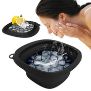 Foldable Face Ice Bath Bowl For Women Portable Cold Therapy Washbasin