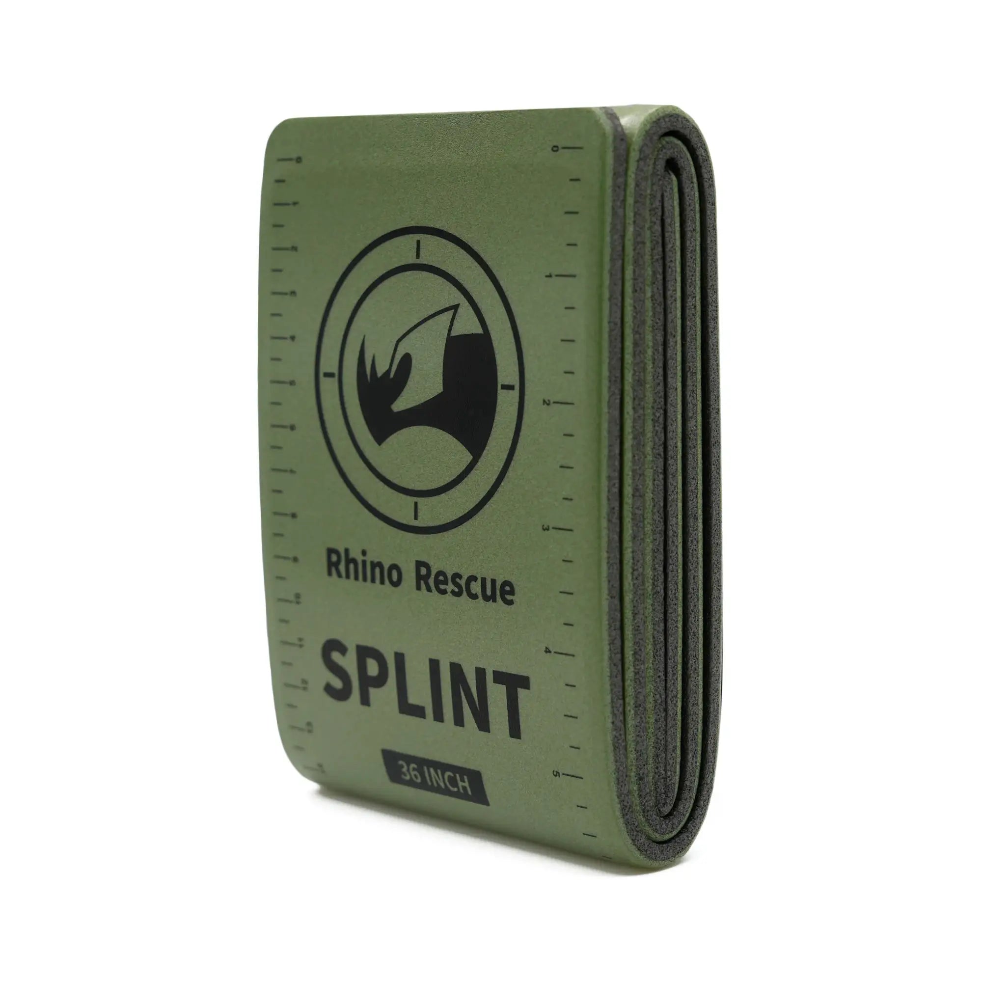Rhino Rescue First Aid Splint 36 Inch By 4.3 Inch Green Gray For Camping Hiking Bone Stabilization Emergency Kit