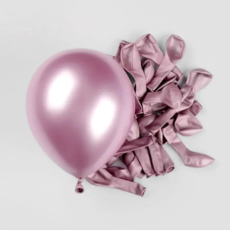 Metallic Balloons Set Gold Pink Blue Helium Latex For Wedding Birthday Party Baby Shower Decoration 20 Or 40 Pcs