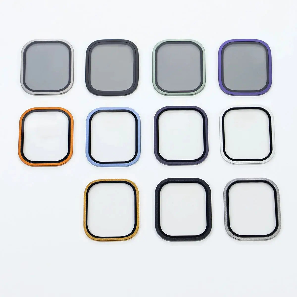 Aluminium Alloy Case+Tempered Glass for Apple Watch Ultra 2 49mm Anti-Scratch Screen Protector for iWatch Ultra 49mm Cover Film
