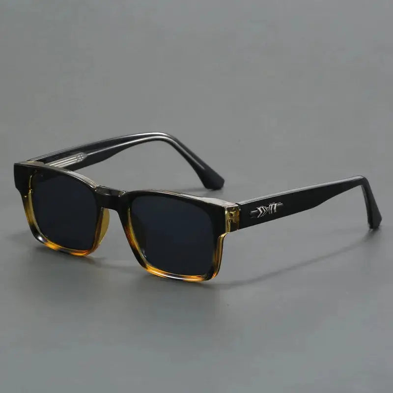 Quality Square Polarized Sunglasses For Men And Unisex With Durable Metal Core UV400 Protection