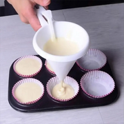 Adjustable Handheld Batter Dispenser For Pancakes Cupcakes Cookies And Desserts Cake Decorating With Chocolate And Cream