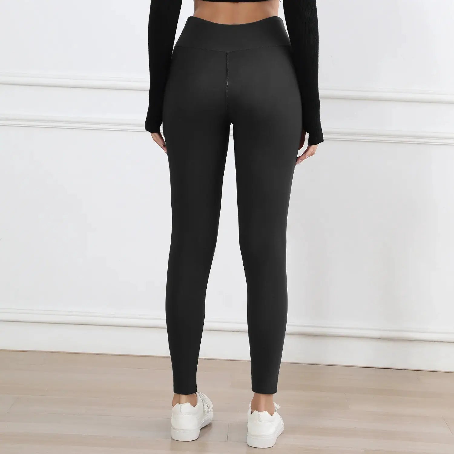 CozyNest Fleece Leggings For Women High Waisted Thermal Tights With Tummy Control For Winter Warmth