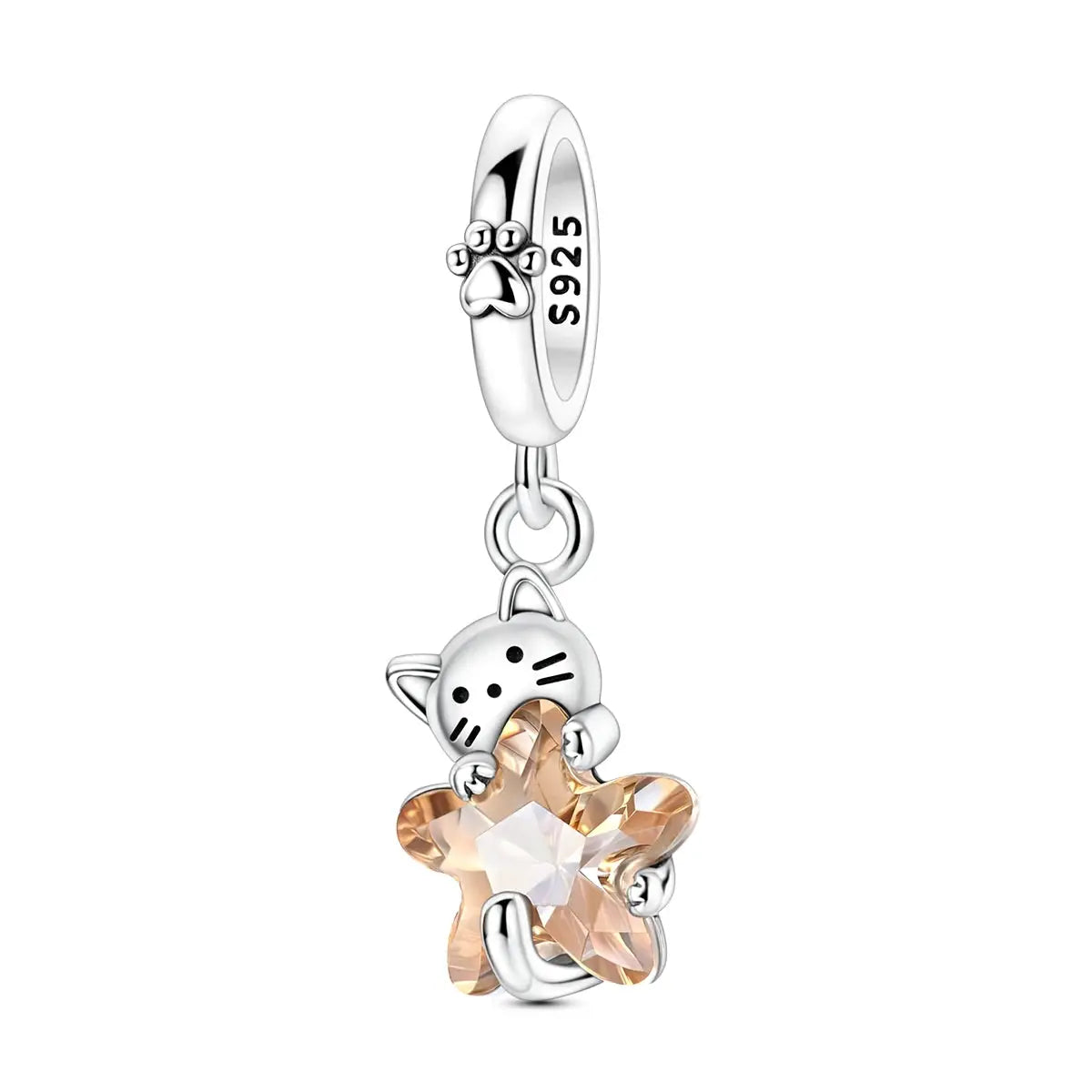 New 925 Sterling Silver Charms Beads Pendants Tree of Life Turtle Gemstone Sunflower for Women Bracelet Jewelry Gift