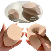 LuxeGrove Extra Large Makeup Sponge Dual Use For Foundation Powder And Concealer Expands When Wet Soft Puff