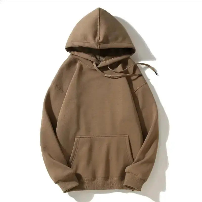 NovaWear Unisex Solid Color Hoodie Sweatshirt All Season Comfort Regular Fit Polyester Knit