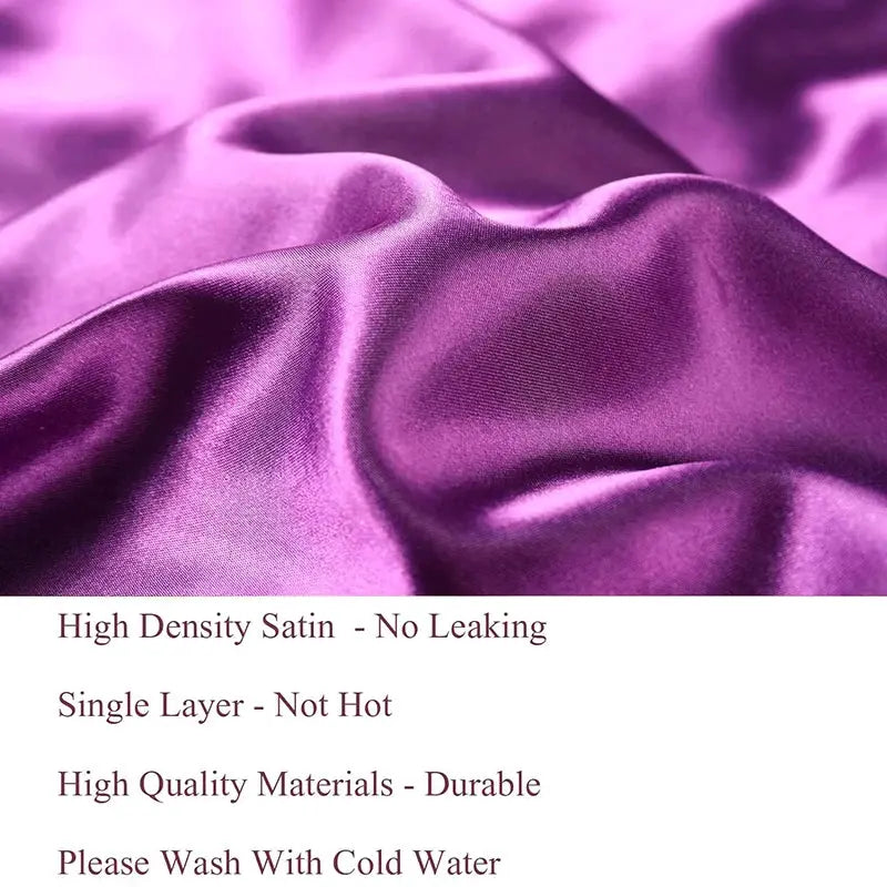 LuxeSatin Satin Sleeping Cap For Women With Wide Band Stretch Head Tie For Secure Nighttime Comfort