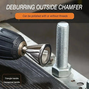 Hexagonal Triangular Handle Chamfering Tool For Drill Burr Removal Deburring And Trimming Stainless Steel Copper Screws