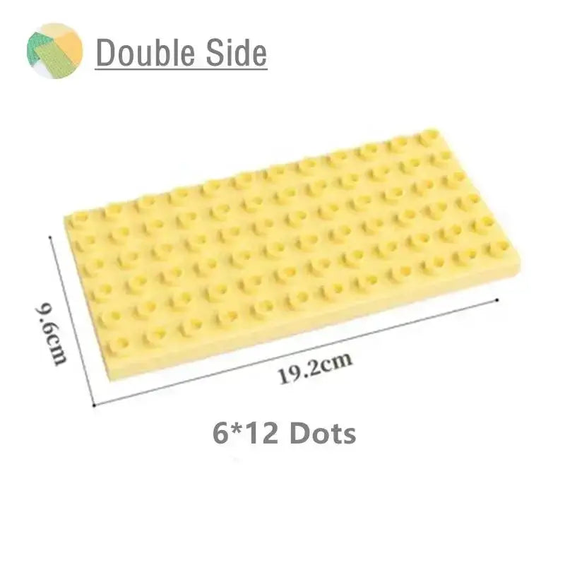 9 Sizes Big Building Plastic Blocks Base Plates Compatible With Large Bricks And Assembly Figures For Kids Toys