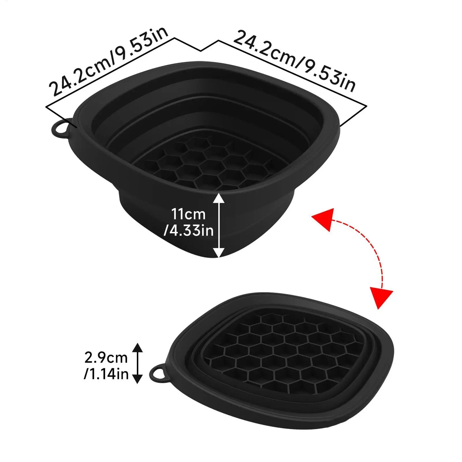Foldable Face Ice Bath Bowl For Women Portable Cold Therapy Washbasin