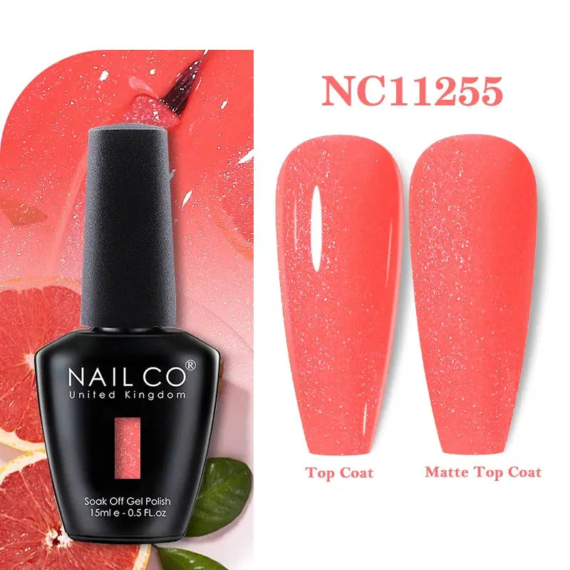 NAILCO 283 Colors Gel Nail Polish Kit Ultra Long Lasting UV Gel Varnish With 30 Day Shine