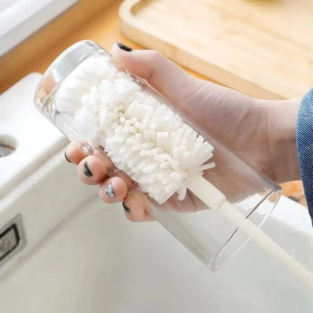 Long Handle Cup Brush For Tea Stain Removal And Baby Bottle Brush Cleaning Ergonomic Non Scratch Durable