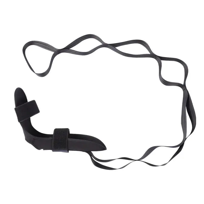 Yoga Stretching Band With Segmented Adjustment For Leg And Foot Rehabilitation Heel Calf Ankle Hip Lower Back Relief