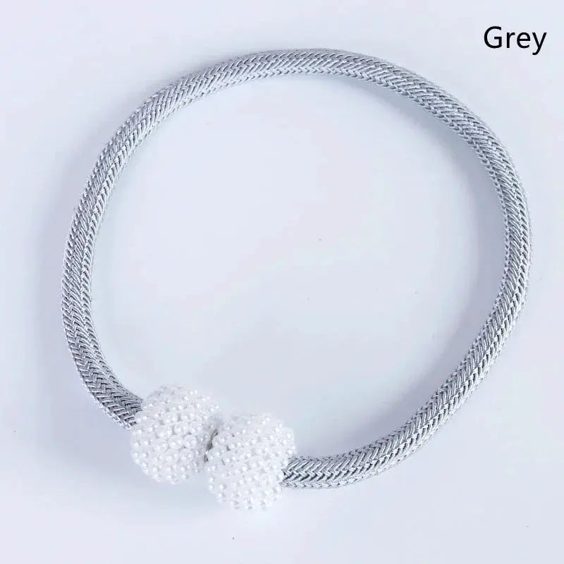 Pearl Magnetic Curtain Clips Tie Back Buckles European Style Curtain Holdbacks No Drill Easy Install