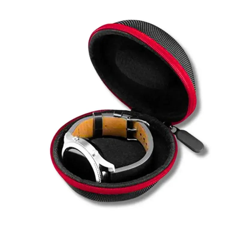 TravelGuard Portable EVA Single Watch Travel Case Waterproof Hard Shell With Plush Interior for Smartwatches