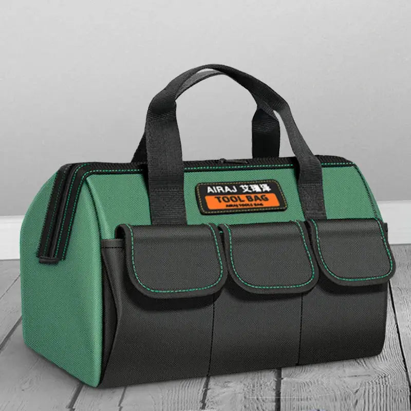 Airaj 13 Inch Large Capacity Tool Storage Bag Wear Resistant Portable Organizer With Multiple Pockets