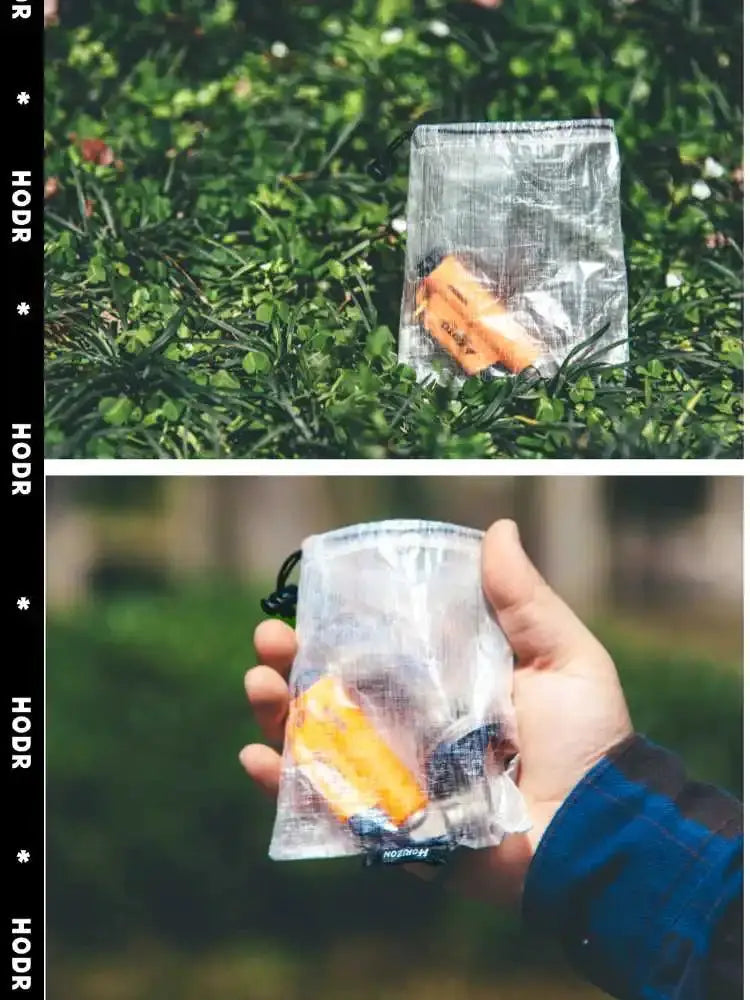 HODR STASHLITE Dyneema DCF lantern diffuser stuff sack; ultralight Cuben fiber 1.0oz bag