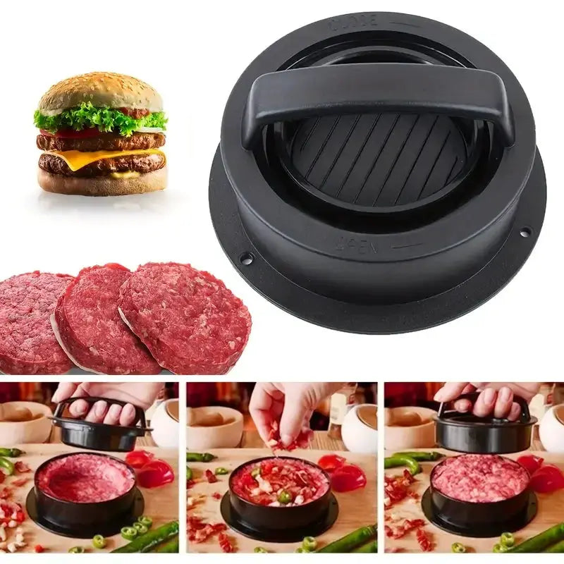 3 In 1 Burger Press Mold And Patty Maker For Stuffed Hamburgers Beef And Chicken Patties Kitchen Press Tool